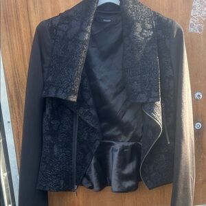 Tahari Black Textured Women's Blazer sz6